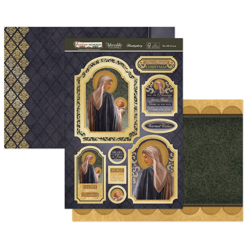 Hunkydory Crafts Festive Memories 2020 Luxury Topper Collection --CLASSICS20-101 + Matching Inserts