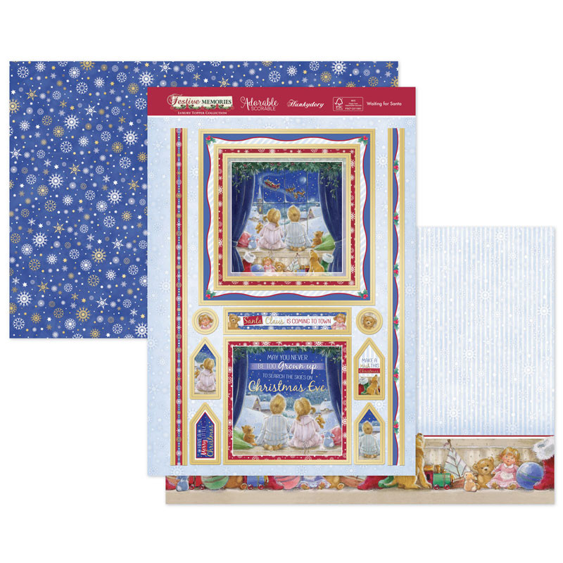Hunkydory Crafts Festive Memories 2020 Luxury Topper Collection --CLASSICS20-101 + Matching Inserts