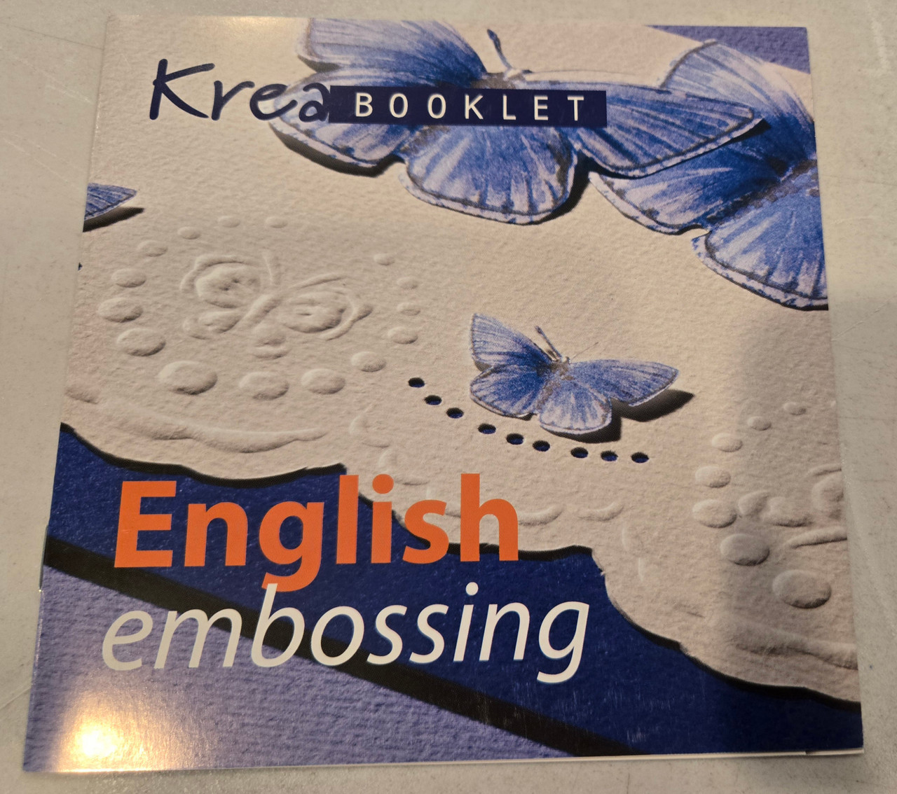 Kreabooklet- English Embossing