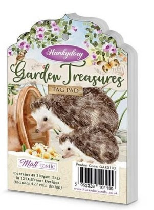 Hunkydory Crafts- Garden Treasures- Tag Pad- GARD103
