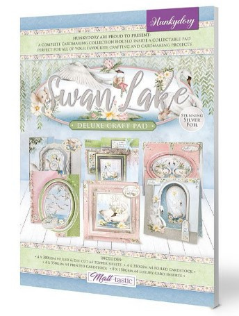Hunkydory Crafts Deluxe Craft Pad- Swan Lake