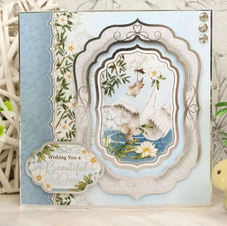Hunkydory Crafts Deluxe Craft Pad- Swan Lake