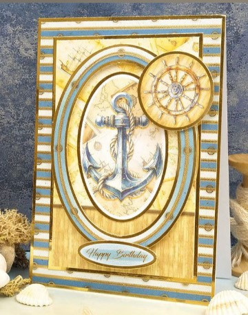 Hunkydory Crafts Deluxe Craft Pad- Nautical Moments