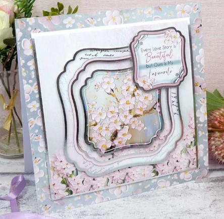 Hunkydory Crafts- Painted Petals- 8x8 Paper Pad PAINTPET103