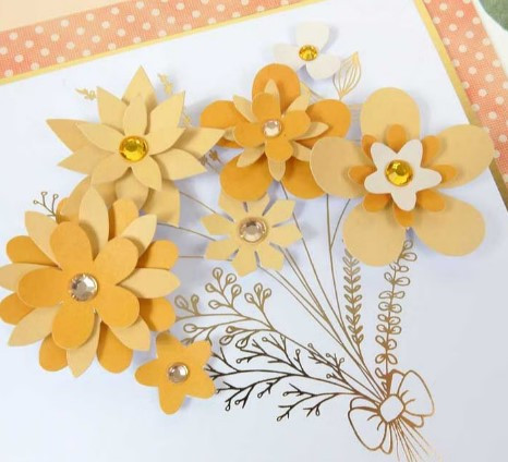 Hunkydory Crafts- Build-a-Bouquet 6x6 Card Fronts BAB109
