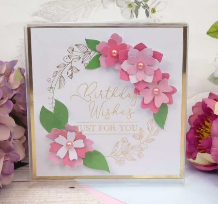 Hunkydory Crafts- Build-a-Bouquet 6x6 Card Fronts BAB109