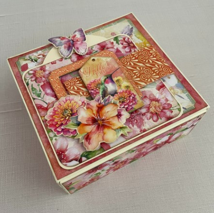 Graphic 45 Album Kit 2024- Flight of Fancy- Square Tag Album in a Box