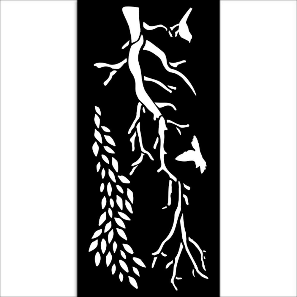 Stamperia Stencil 12X25CM- Dewdrops Branches