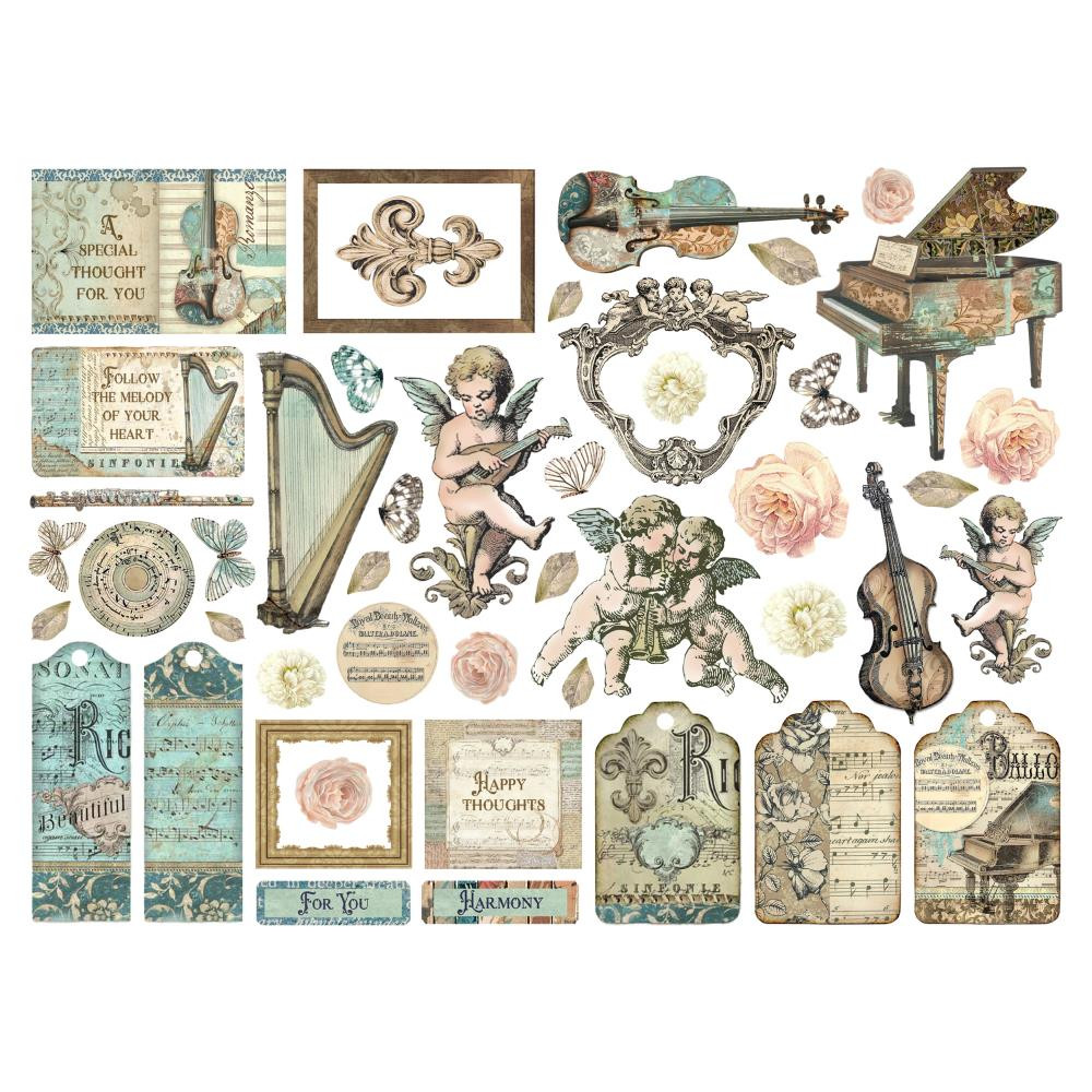 Stamperia Die cuts Assorted - Music
