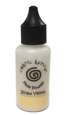 Cosmic Shimmer Pixie Powder 30ml --Straw Yellow *note