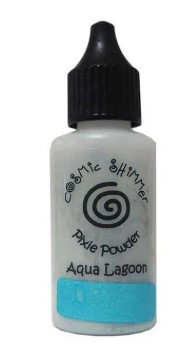 Cosmic Shimmer Pixie Powder 30ml -- Aqua Lagoon *note