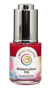 Cosmic Shimmer - Pearlescent Watercolour Ink- Passionately Pink