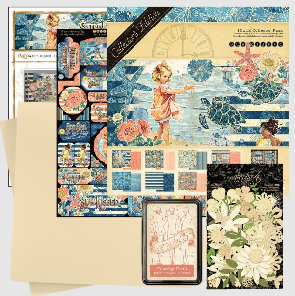 Graphic 45 Sun Kissed- DIY Folio Album