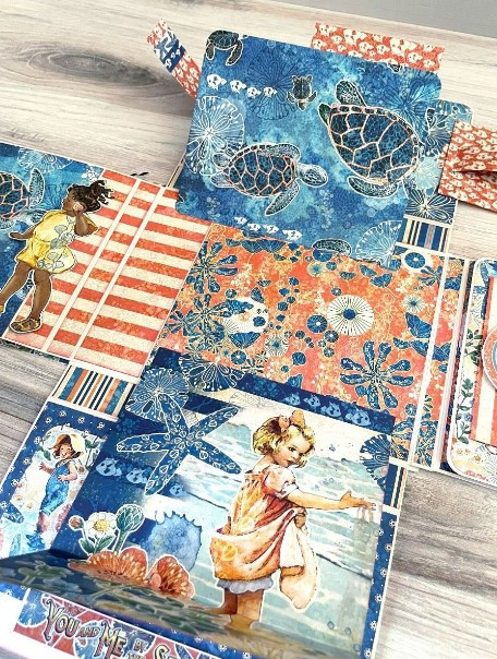 Graphic 45 Sun Kissed- DIY Folio Album