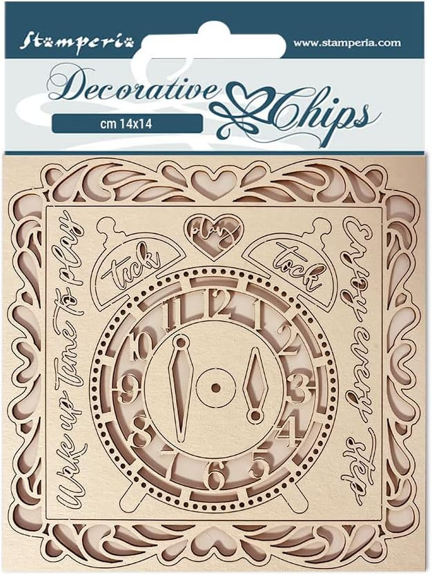 Stamperia Decorative Chips (cm 14x14) - Day Dream Clock