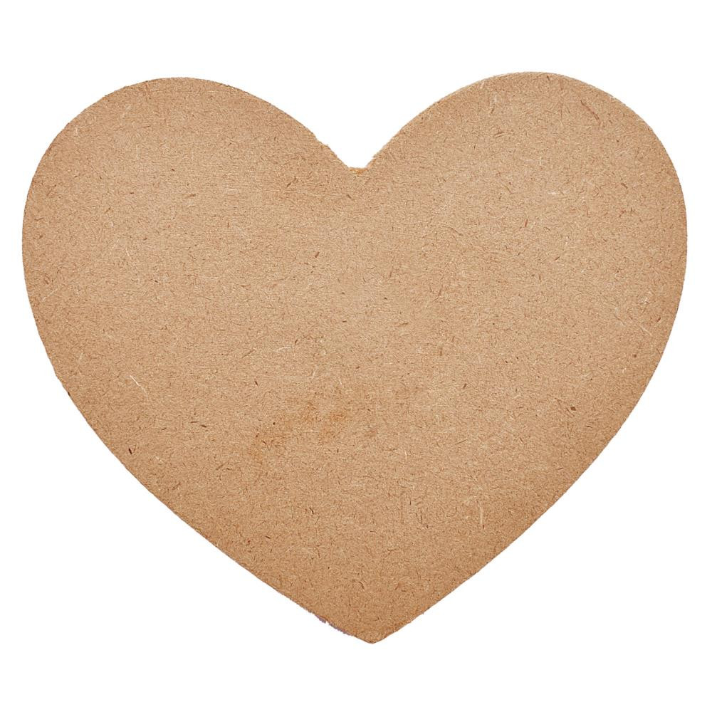 Little Birdie Crafts- MDF Coaster 5.5mm Heart