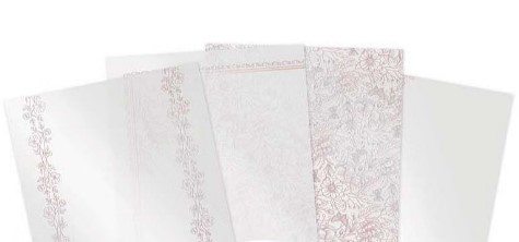 Hunkydory Crafts Blushing Blossoms Luxury Foiled Acetate LFA256