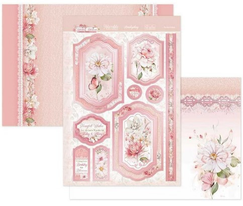 Hunkydory Crafts Blushing Blossoms Luxury Topper Collection BLUSHBLOSS101