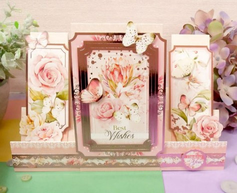 Hunkydory Crafts Blushing Blossoms Luxury Topper Collection BLUSHBLOSS101