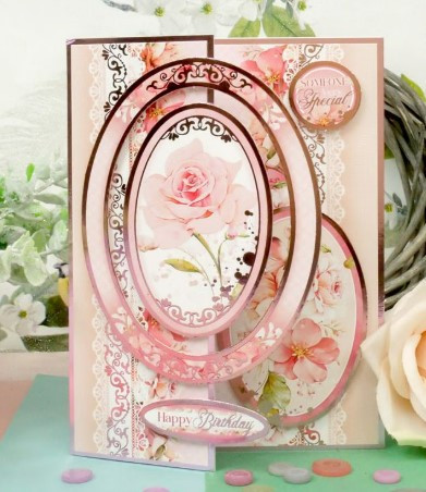 Hunkydory Crafts Blushing Blossoms Luxury Topper Collection BLUSHBLOSS101