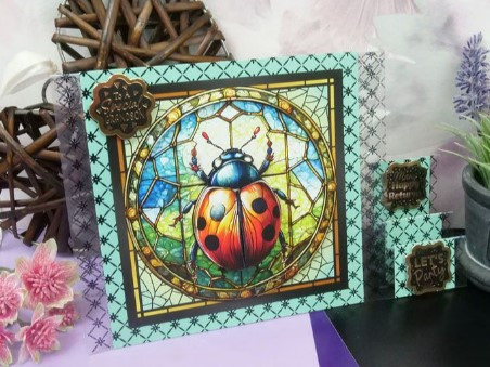 Hunkydory Crafts Stained Glass Wonderful Wildlife Luxury Foiled Acetate LFA255