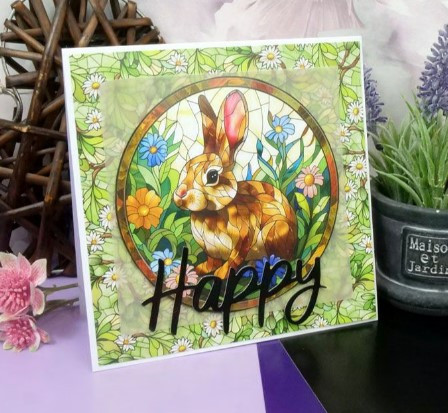 Hunkydory Crafts Stained Glass Wonderful WIldlife- Luxury Card Inserts & Papers SGWW102