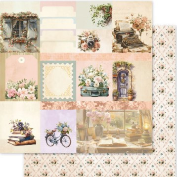 Paper Rose 12x12 Paper Collection - Afternoon in the Park Basics *Note