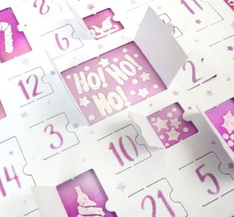 Hunkydory Crafts For the Love of Masks - Advent Calendar Icons 5.8"x5.8" - FTLM431