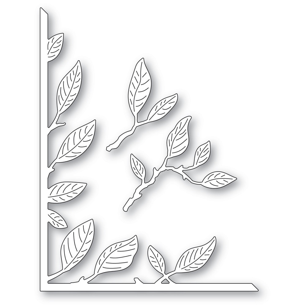 Memory Box 100% Steel Vibrant Leaf Corner Cutting Die- 94722