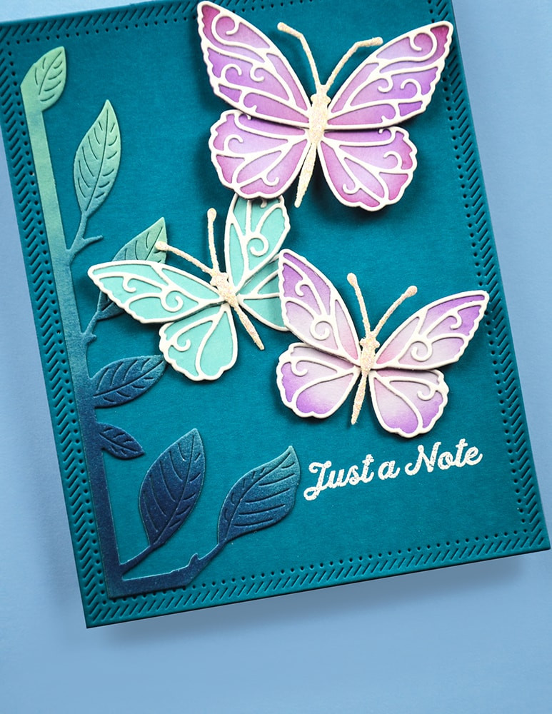 Memory Box 100% Steel Vibrant Leaf Corner Cutting Die- 94722