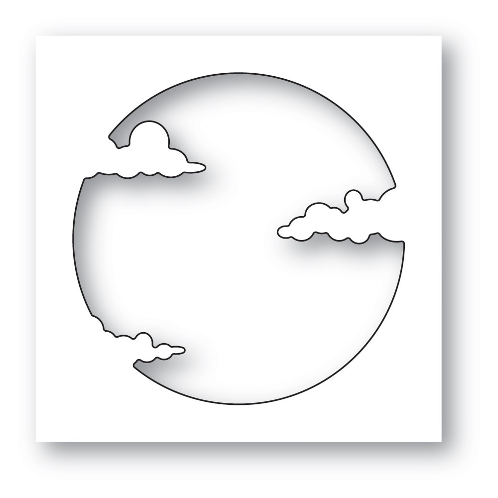 Memory Box 100% Steel Distant Sun Collage Cutting Die- 94628