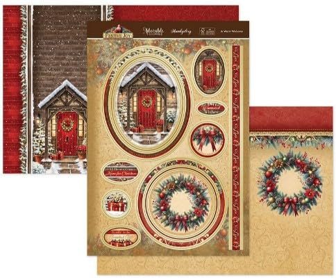 Hunkydory Crafts Festive Joy Luxury Topper Set- A Warm Welcome CLASSIC25-903