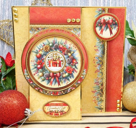Hunkydory Crafts Festive Joy Luxury Topper Set- A Warm Welcome CLASSIC25-903