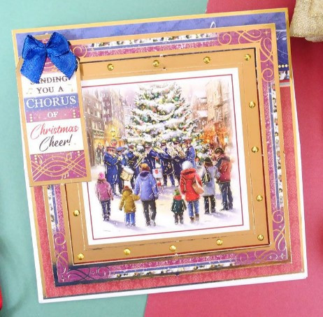 Hunkydory Crafts Festive Joy Luxury Topper Set- A Christmas Chorus CLASSIC25-902