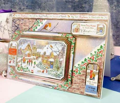 Hunkydory Crafts Let it Snow Luxury Topper Set- Snow Place Like Home SNOWY25-906