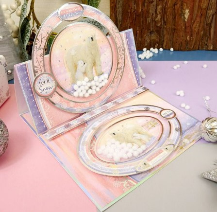 Hunkydory Crafts Let it Snow Luxury Topper Set- Bear Hugs SNOWY25-904