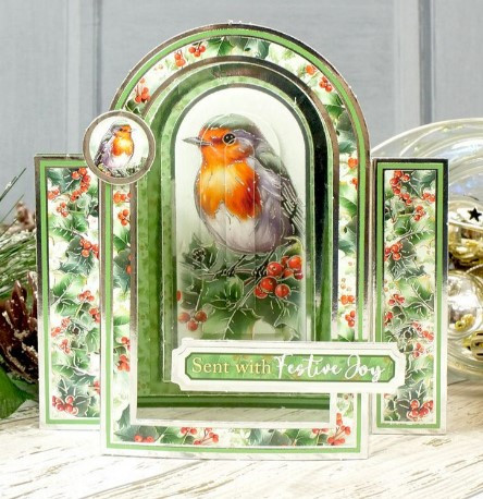 Hunkydory Crafts Festive Archway Merry & Bright Concept Card Kit CONCEPT126