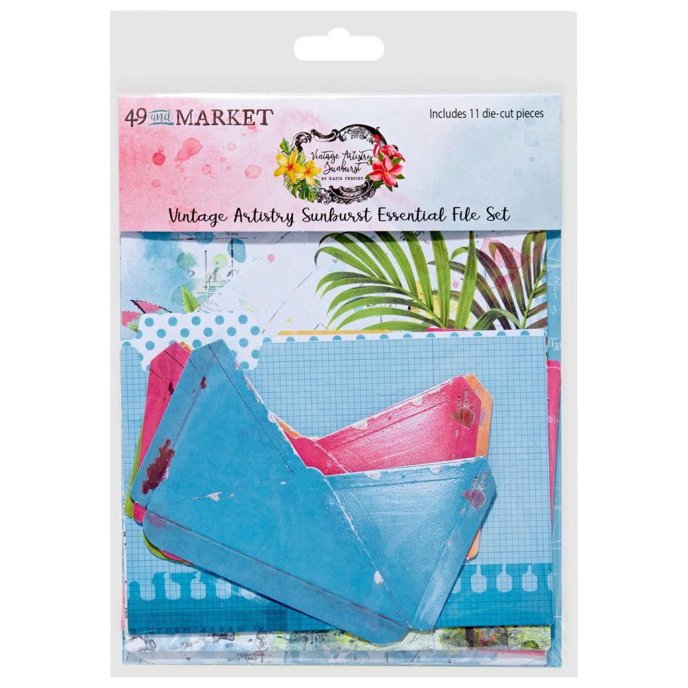 49 and Market- Vintage Artistry- Sunburst Essential File Set