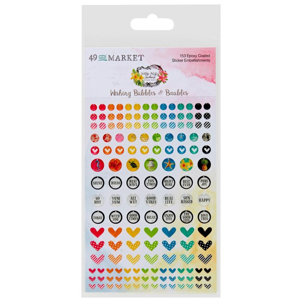 49 and Market- Vintage Artistry- Sunburst Wishing Bubbles & Baubles