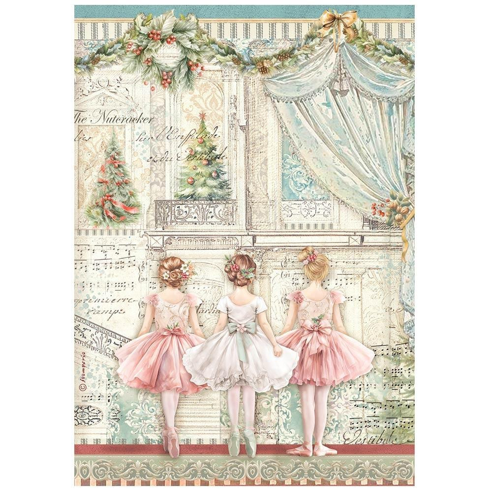 Stamperia A4 Decoupage Rice Paper - Nutcracker- Ballet