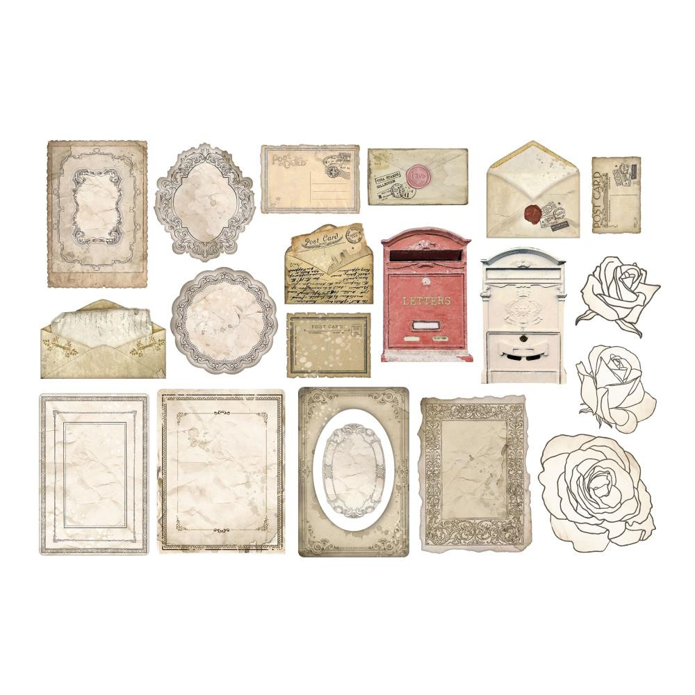 Stamperia Adhesive Paper Cut Outs Ephemera- Create Happiness