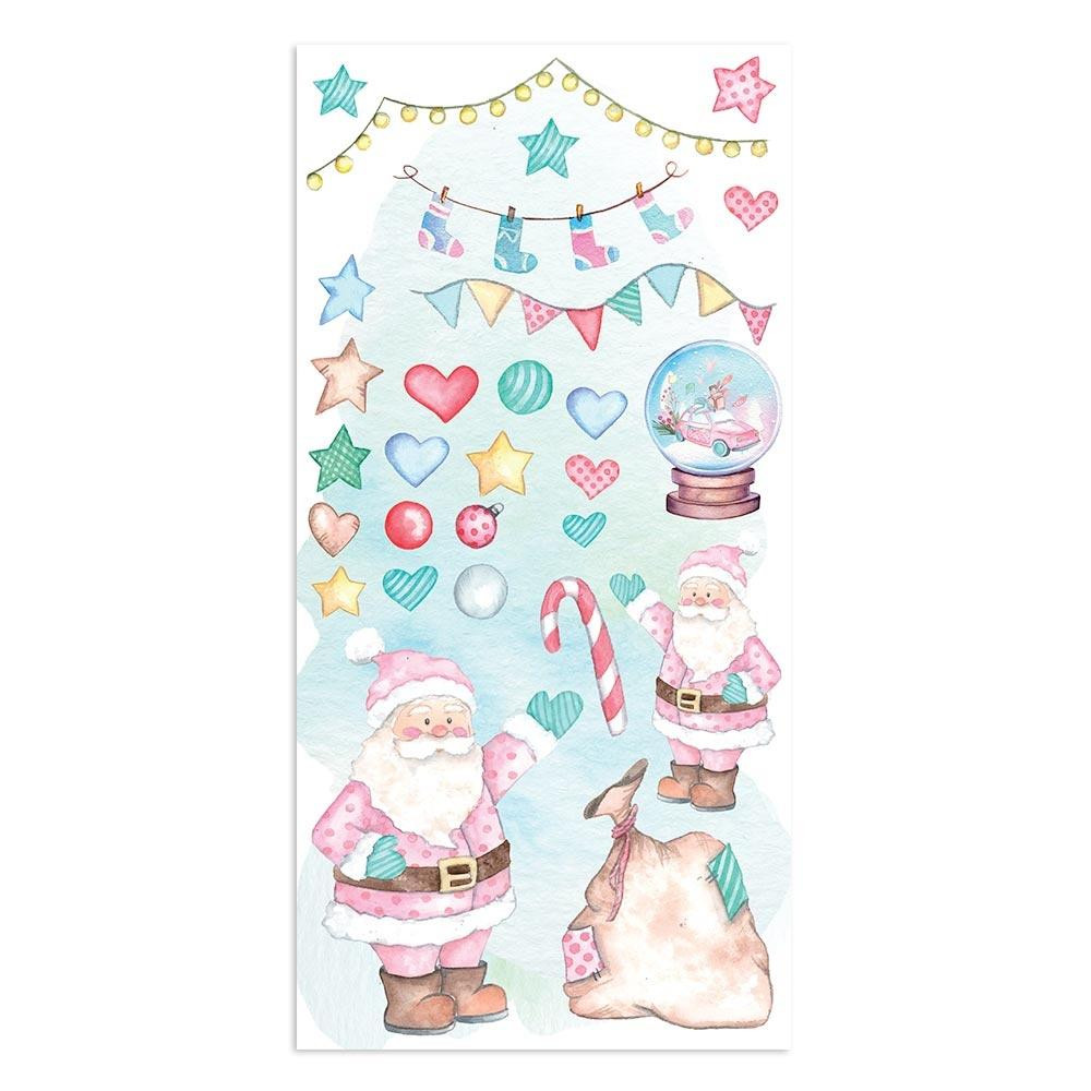 Stamperia Collectables Single-Sided Paper 6"X12" 10/Pkg- Christmas Rose