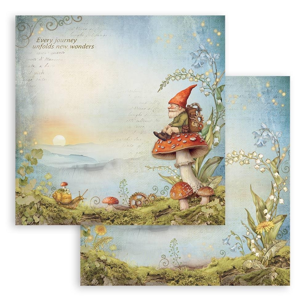 Stamperia 12x12-inch Double-sided Paper Pad- Hidden Grove- 10 Designs/1 Each