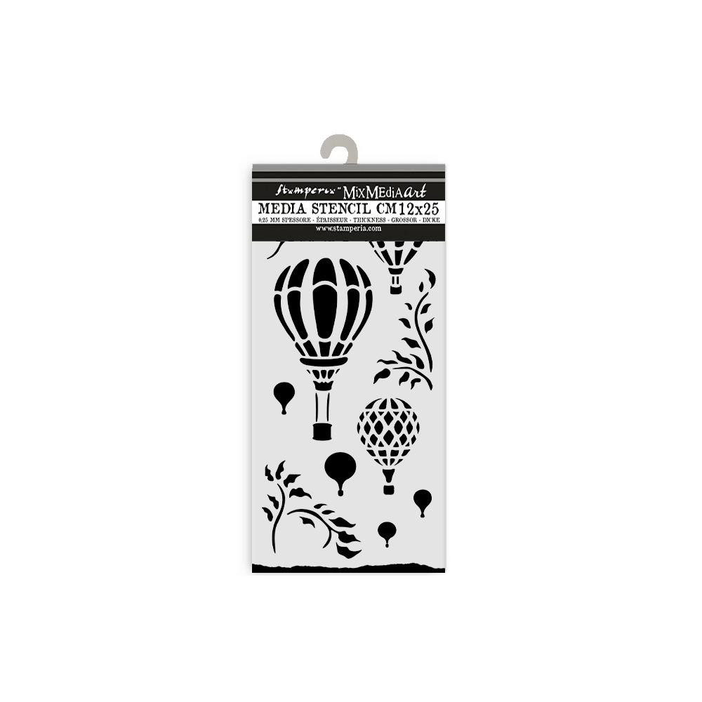 Stamperia Stencil 12X25CM- Timeless- Air Balloon