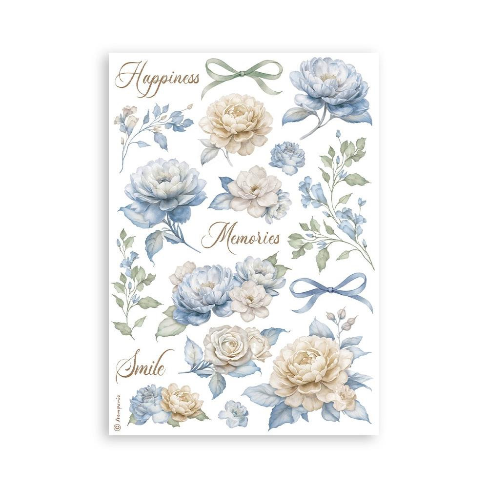 Stamperia Washi Pad - 8- A5 Adhesive Sheets- Timeless