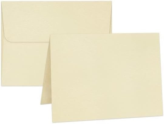Graphic 45- A2 cards 4.25"x5.5" with Envelopes- Ivory 100lb