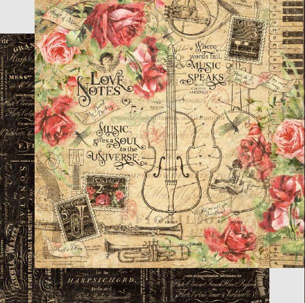 Graphic 45 8x8 Collector's Edition- Love Notes