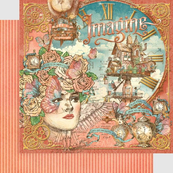 Graphic 45 8x8 Collector's Edition- Imagine