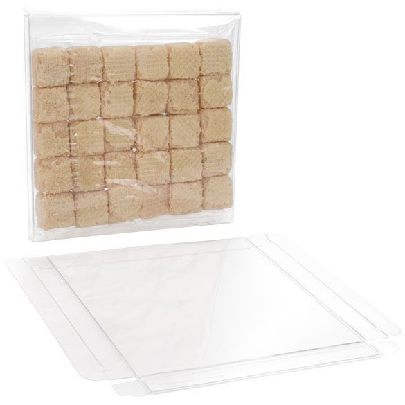 Crystal Clear Card Boxes- 5 5/5" x 5/8" x 5 9/16"- 5 pack