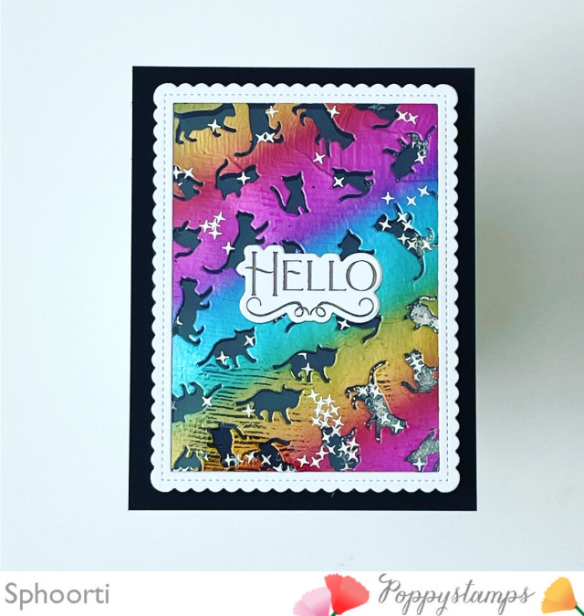 Poppystamps 100% Steel Die Baby Kittens 982